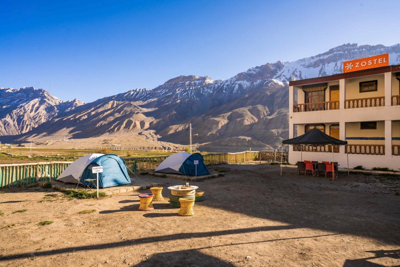 Albergue Zostel Spiti Kaza Exterior foto