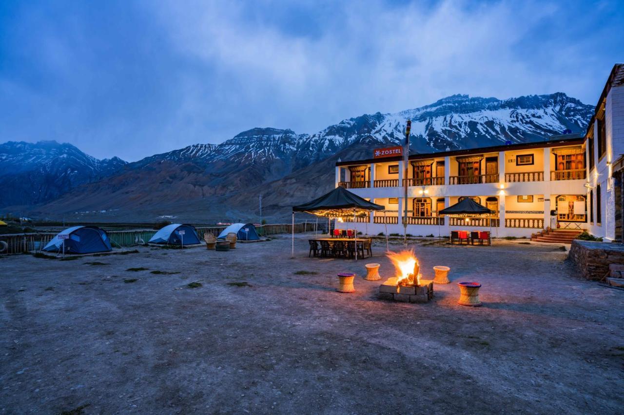 Albergue Zostel Spiti Kaza Exterior foto