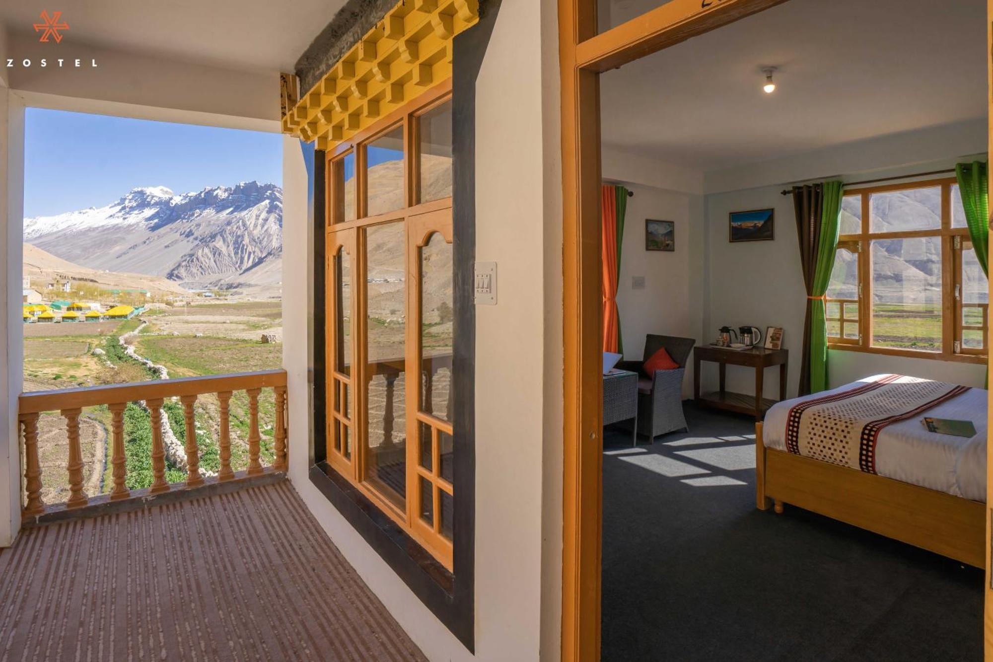 Albergue Zostel Spiti Kaza Exterior foto